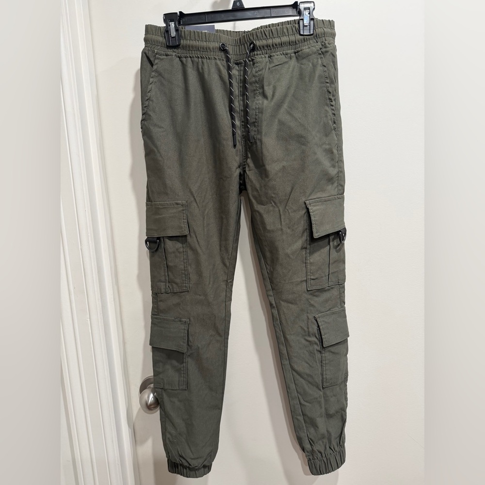 Stylish Olive Cargo Tech Jogger from Reset